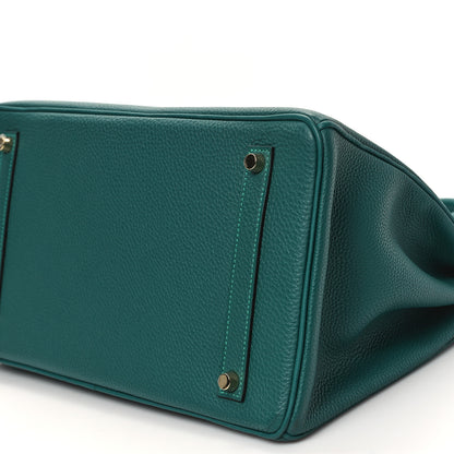 Hermes Togo Birkin 35 Malachite 10 of 10
