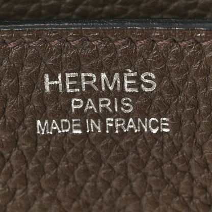 Hermes Taurillon Clemence Birkin 35 Cafe 6 of 10