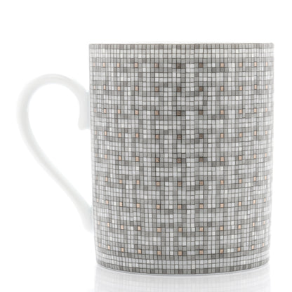 Hermes Porcelain Mosaique au 24 Mug Platinum 3 of 8