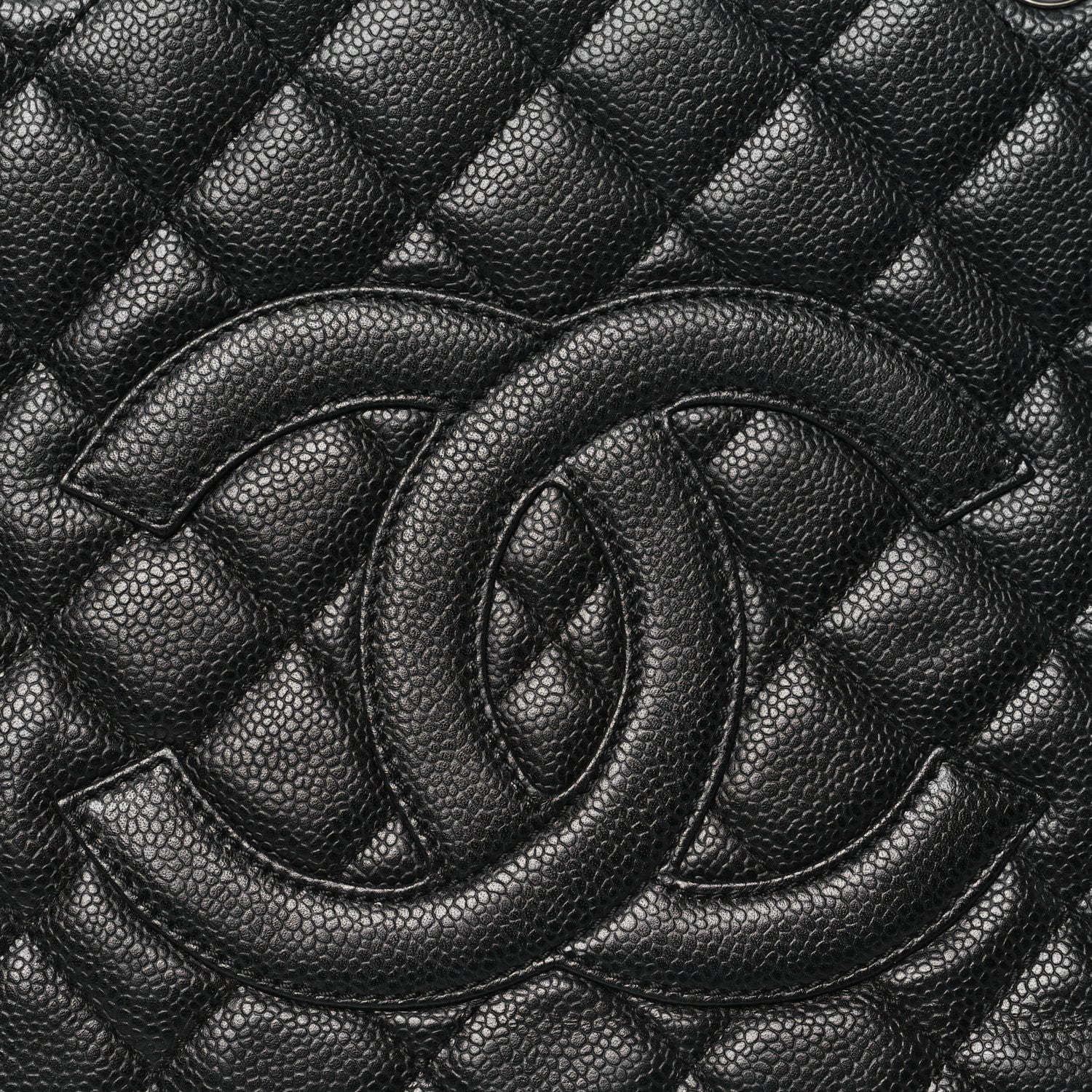 Chanel Caviar Quilted Grand Shopping Tote GST Black 9 of 11