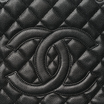 Chanel Caviar Quilted Grand Shopping Tote GST Black 9 of 11