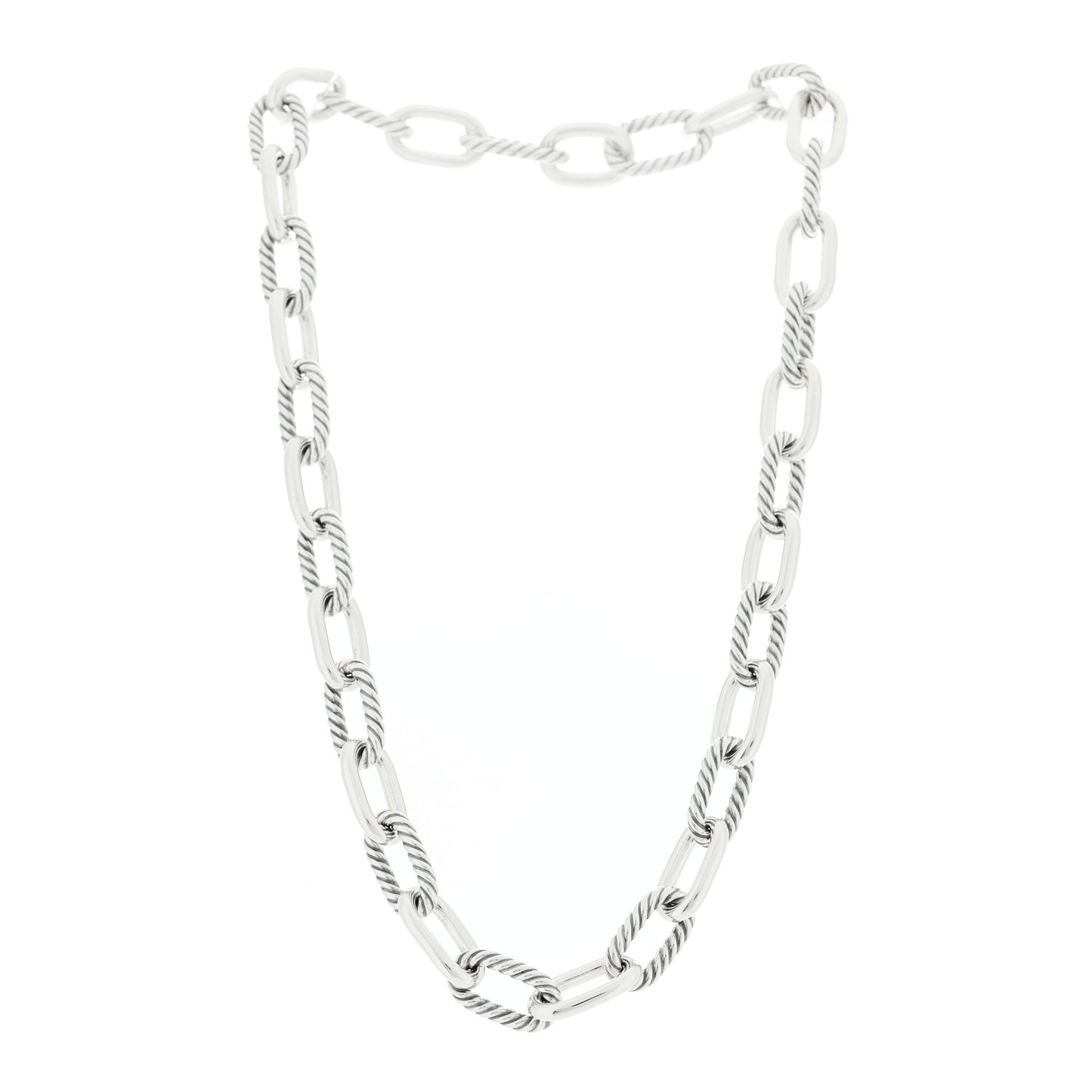 Sterling Silver 11mm Madison Chain Necklace