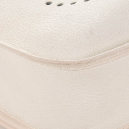 Hermes Taurillon Clemence Evelyne II GM White 14 of 20