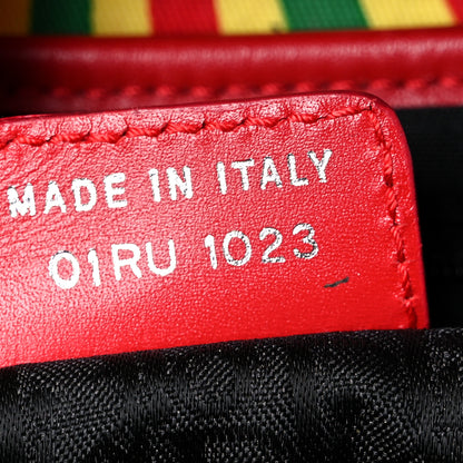 Christian Dior Canvas Bob Marley Saddle Bag Multicolor 7 of 13