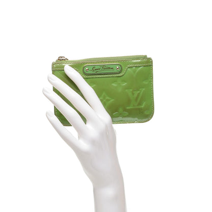 Louis Vuitton Vernis Key Pouch Vert Tonic 2 of 6