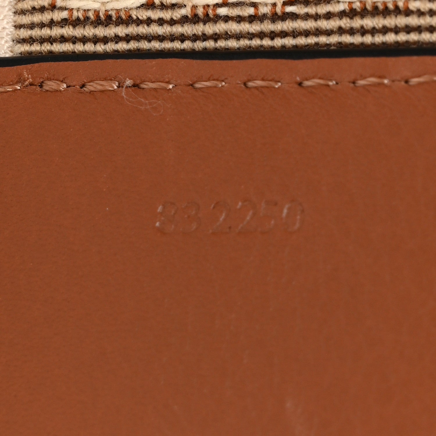 Loewe Calfskin Jacquard Anagram Strap Natural Tan 3 of 5