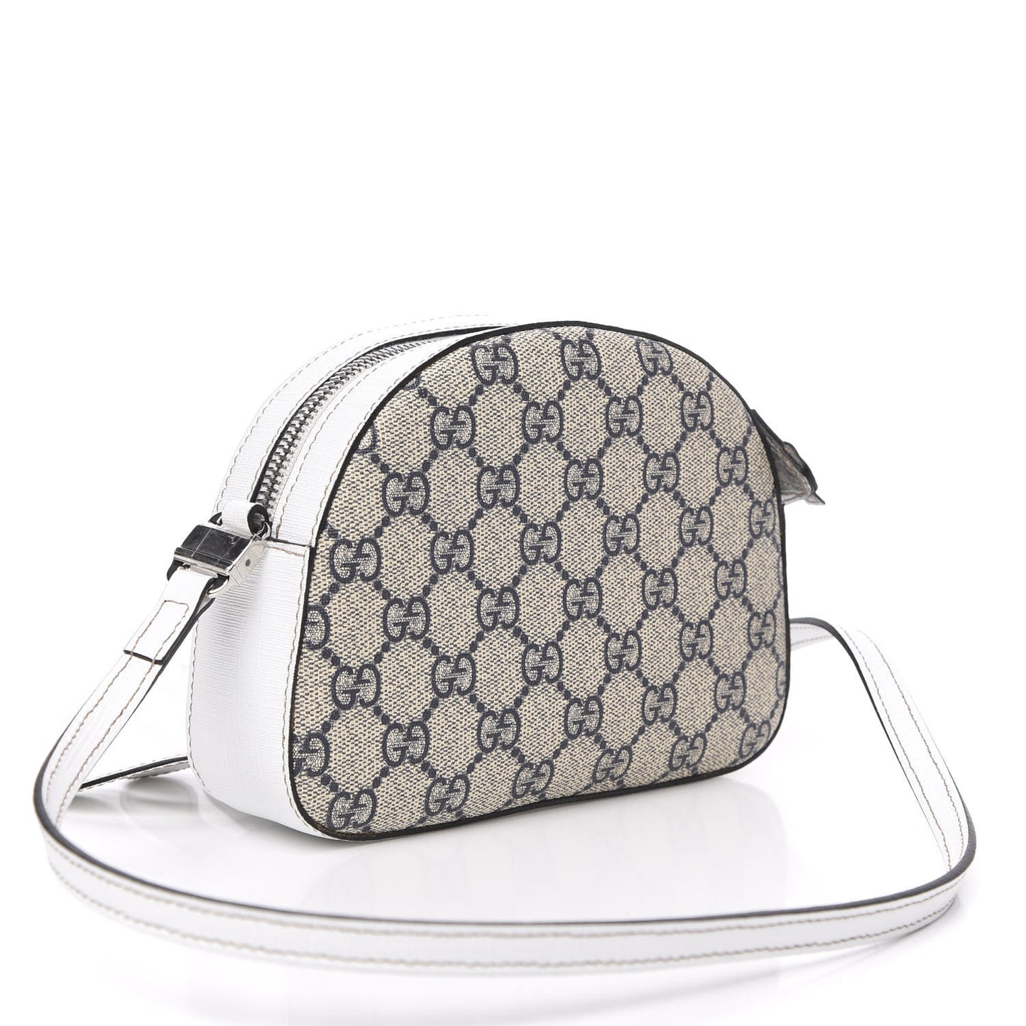 GG Supreme Monogram Childrens Octopus Messenger Bag White