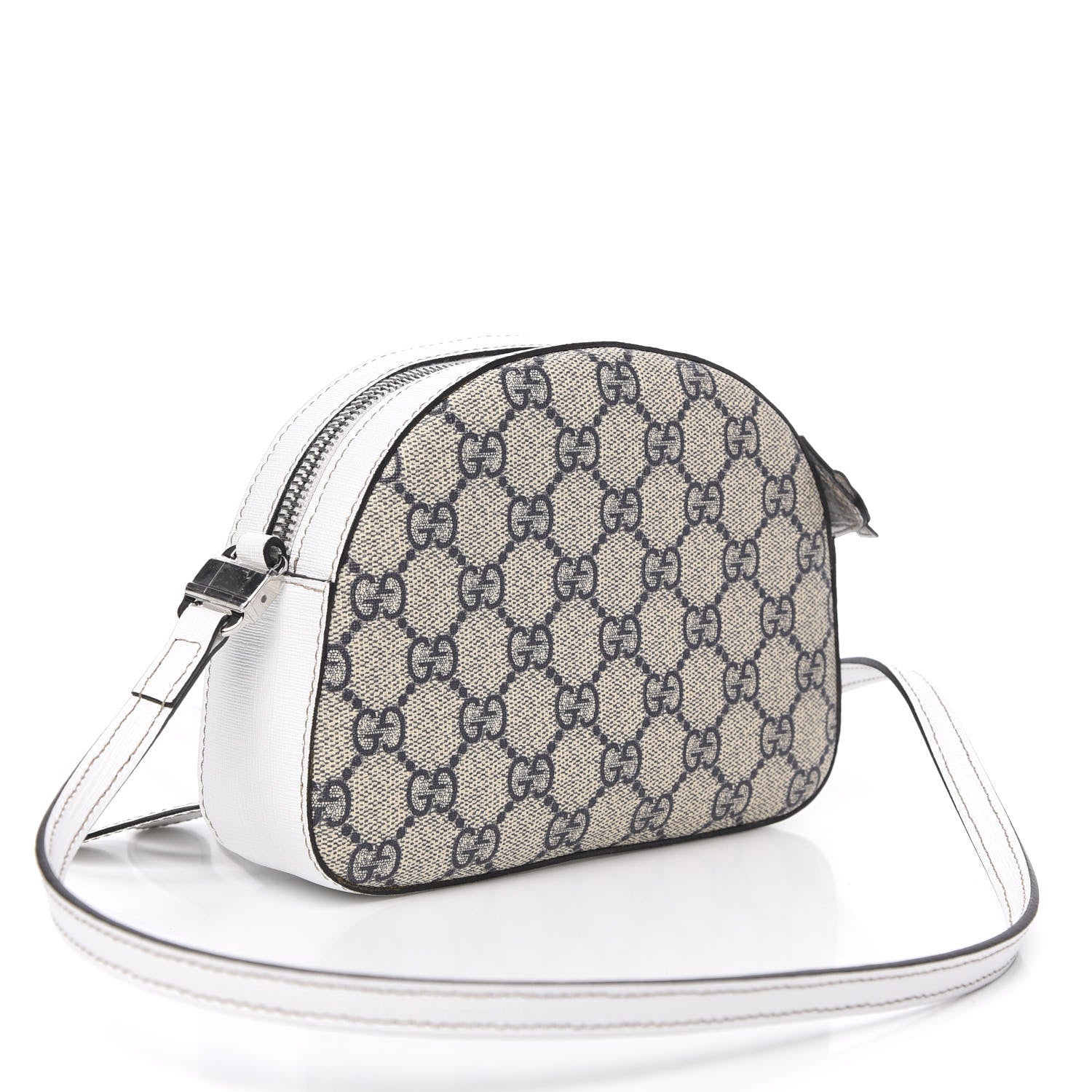 Gucci GG Supreme Monogram Childrens Octopus Messenger Bag White 3 of 10