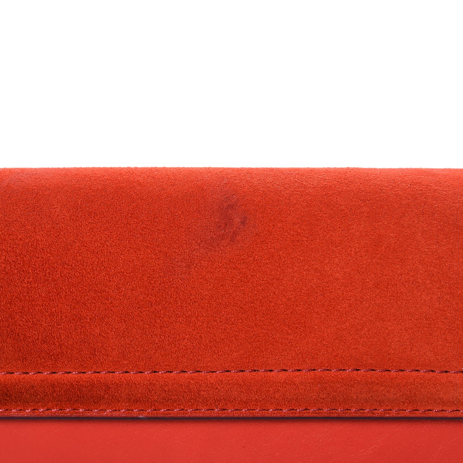 Chloe Suede Calfskin Small Faye Shoulder Bag Sepia Red 11 of 11