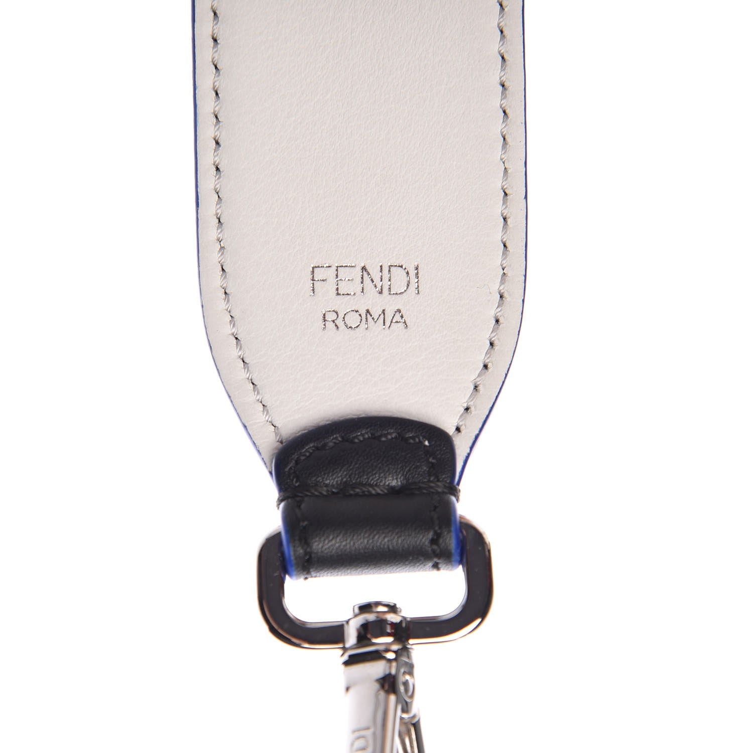 Fendi Vitello Dolce Mink Fur Karlito Inlay Strap You Black Multicolor 3 of 3