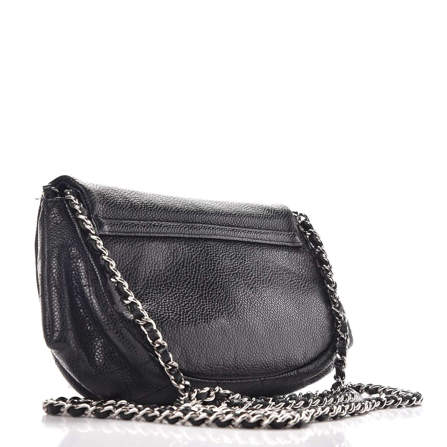 Caviar Half Moon Wallet On Chain WOC Black