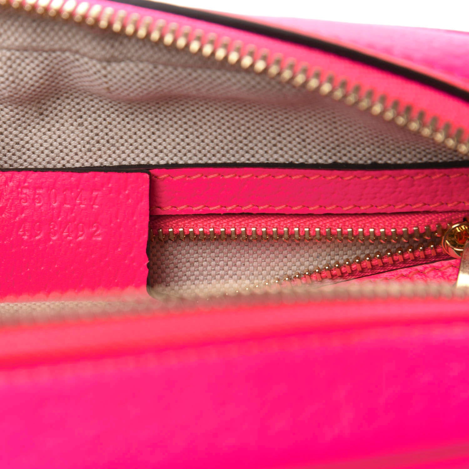 Gucci Canvas Flora Floral Shoulder Bag White Fuchsia Fluo 9 of 11