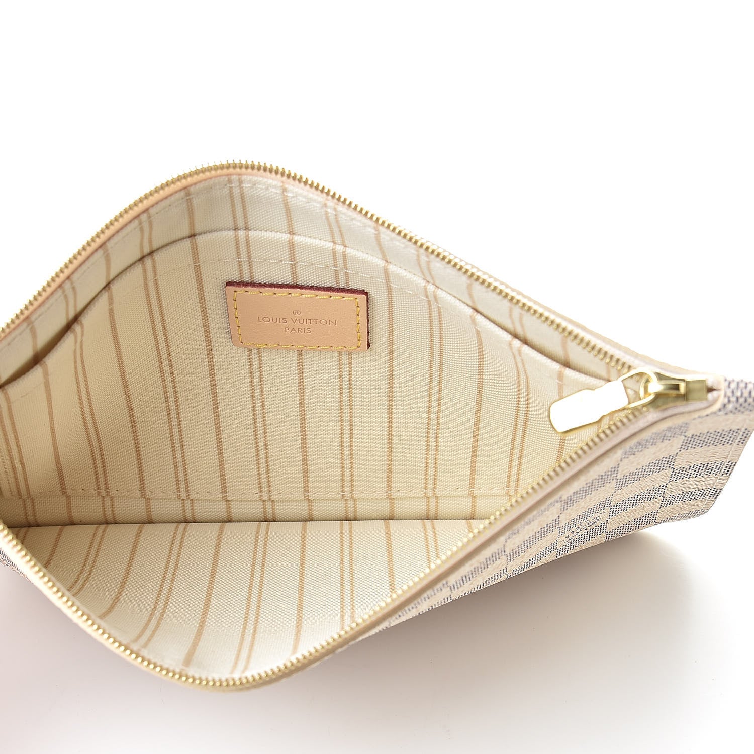 Louis Vuitton Damier Azur Neverfull MM GM Pochette 5 of 8