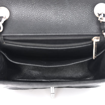 Chanel Caviar Quilted Mini Square Flap Black 5 of 12