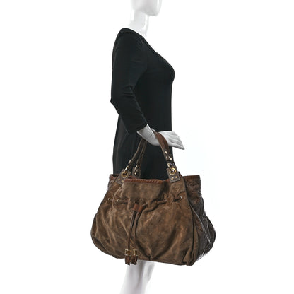 Louis Vuitton Suede Patent Monogram Irene Brown 2 of 17