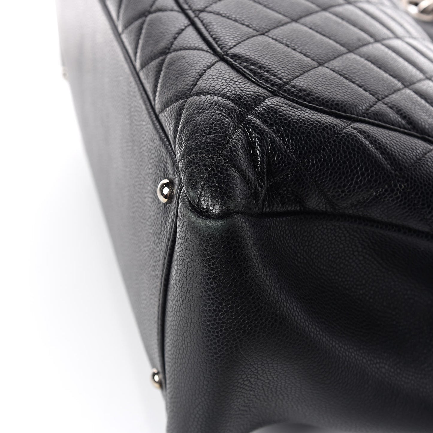 Caviar Quilted XL Grand Shopping Tote GST Black