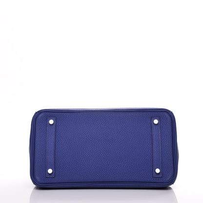 Hermes Togo Birkin 30 Bleu Electrique 6 of 30