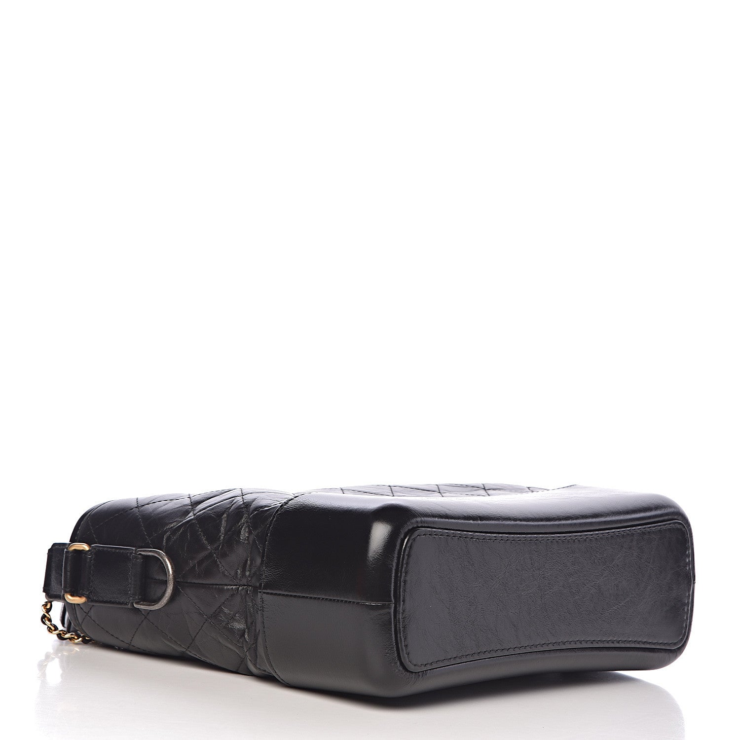 Chanel Aged Calfskin Quilted Medium Gabrielle Hobo Black 6 of 13