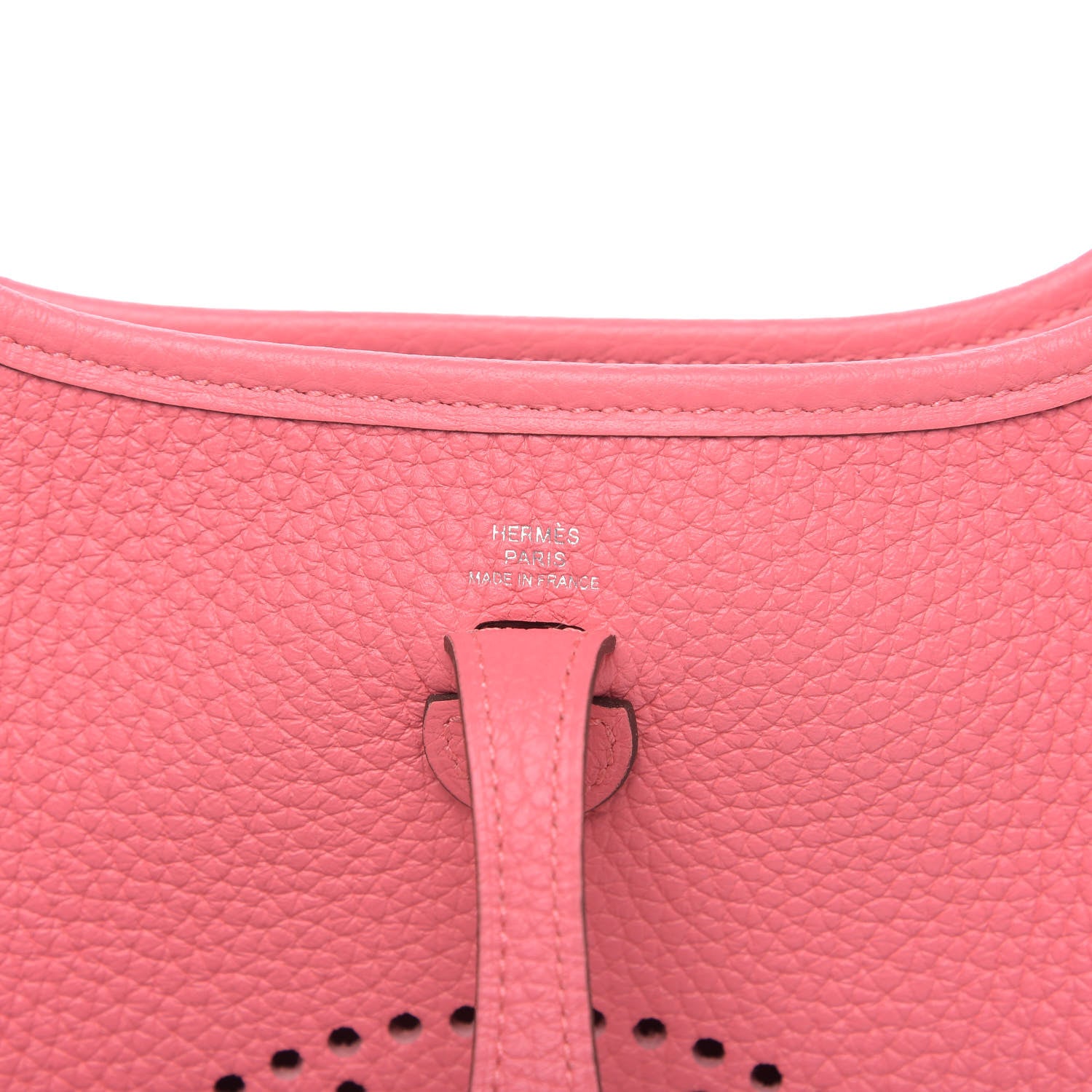 Hermes Taurillon Clemence Allegro Evelyne TPM Rose Azalee Rose Confetti 6 of 10