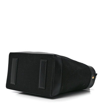 Tom Ford Canvas Calfskin Mini Logo Tote Black 8 of 10