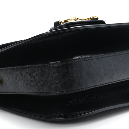 Gucci Azalea Calfskin Horsebit 1955 Shoulder Bag Black 7 of 8
