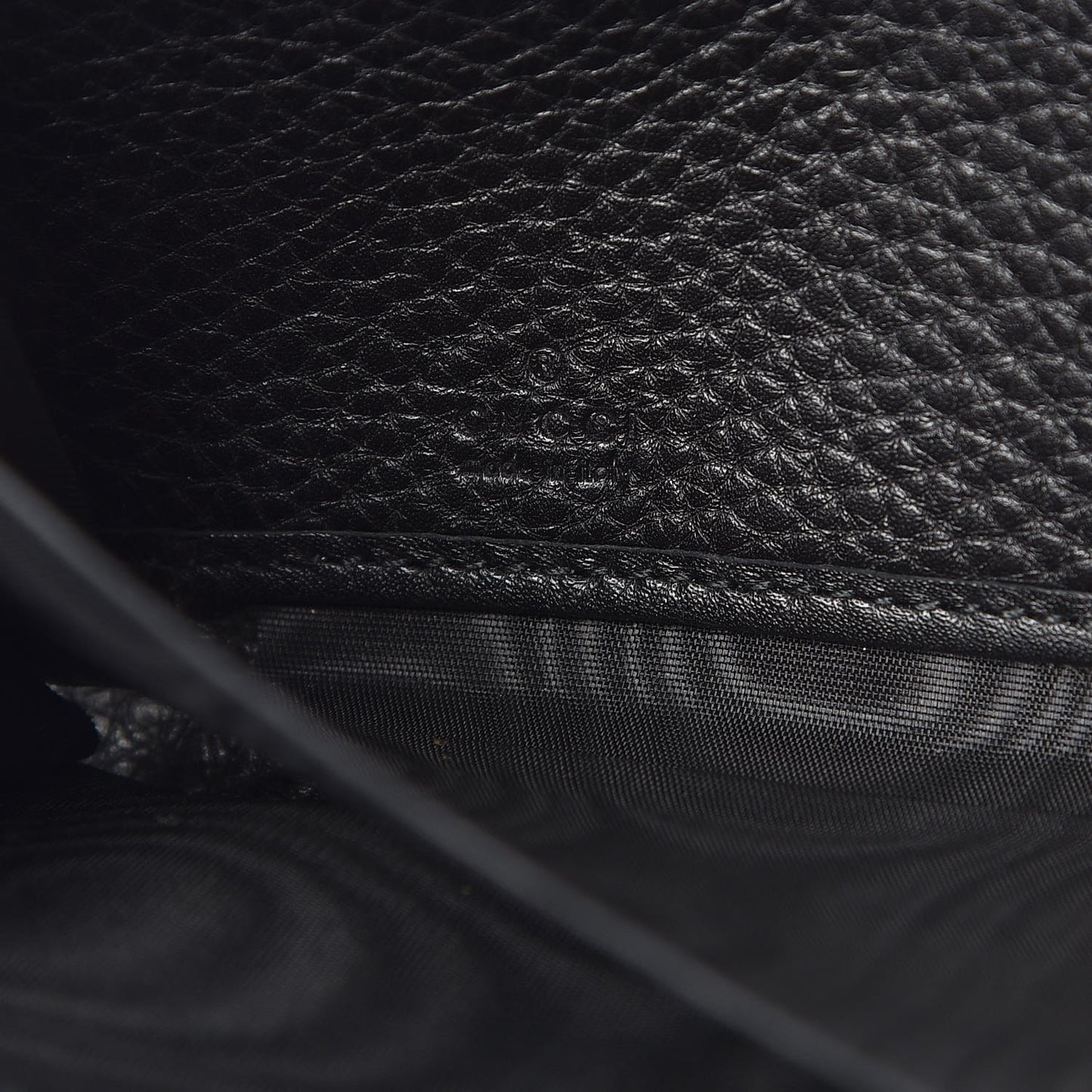 Pebbled Calfskin Soho Zip Around Wallet Black