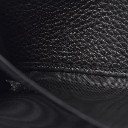 Gucci Pebbled Calfskin Soho Zip Around Wallet Black 6 of 8