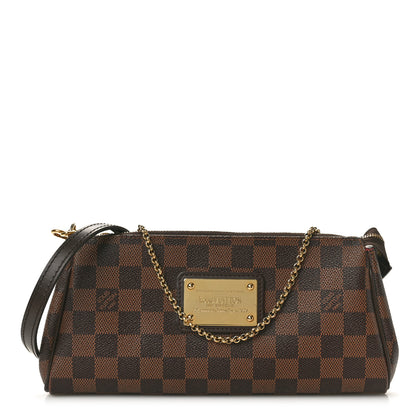 Louis Vuitton Damier Ebene Eva Clutch 1 of 10