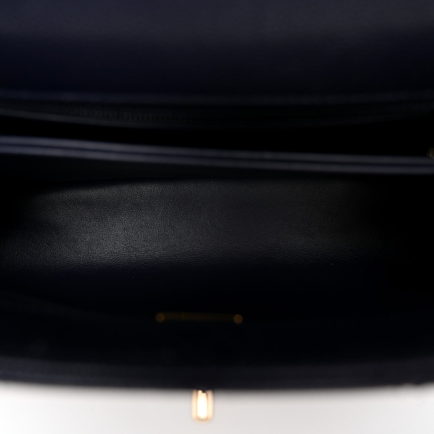 Caviar Quilted Mini Coco Handle Flap Navy Blue