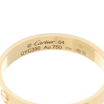 Cartier 18K Yellow Gold 3.5mm LOVE Wedding Band Ring 64 10.75 4 of 5