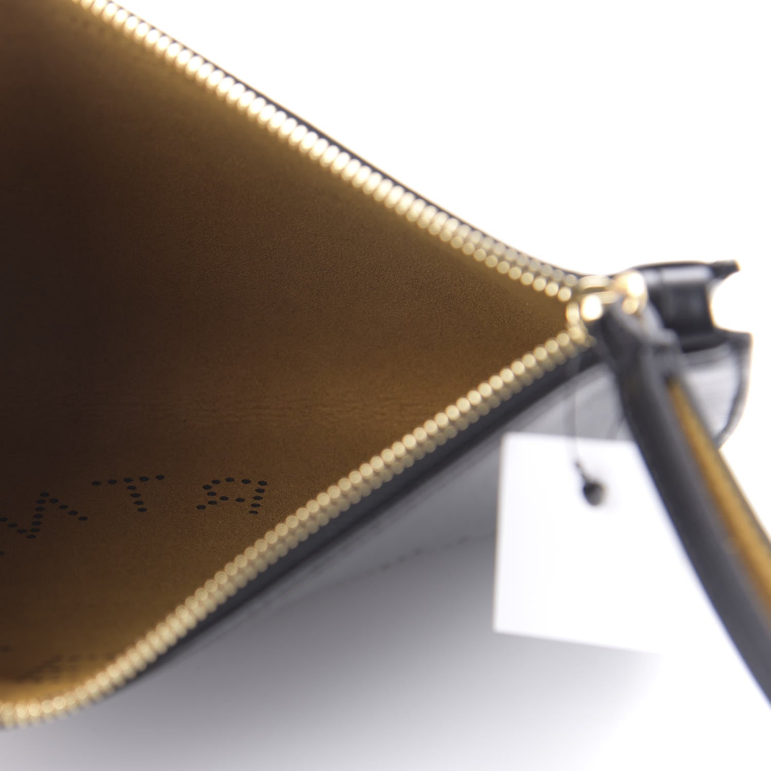 Stella McCartney Alter Nappa Perforated Logo Pouch Black 5 of 10