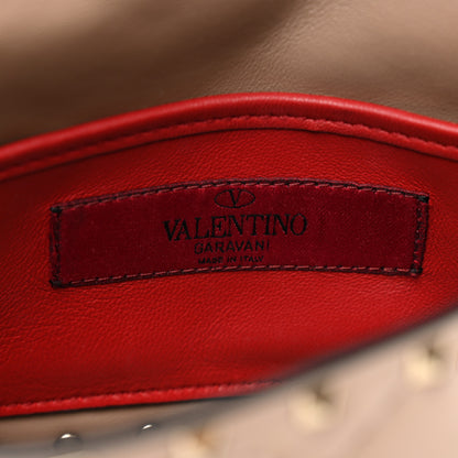 Valentino Garavani Nappa Small Rockstud Spike Shoulder Bag Poudre 6 of 11