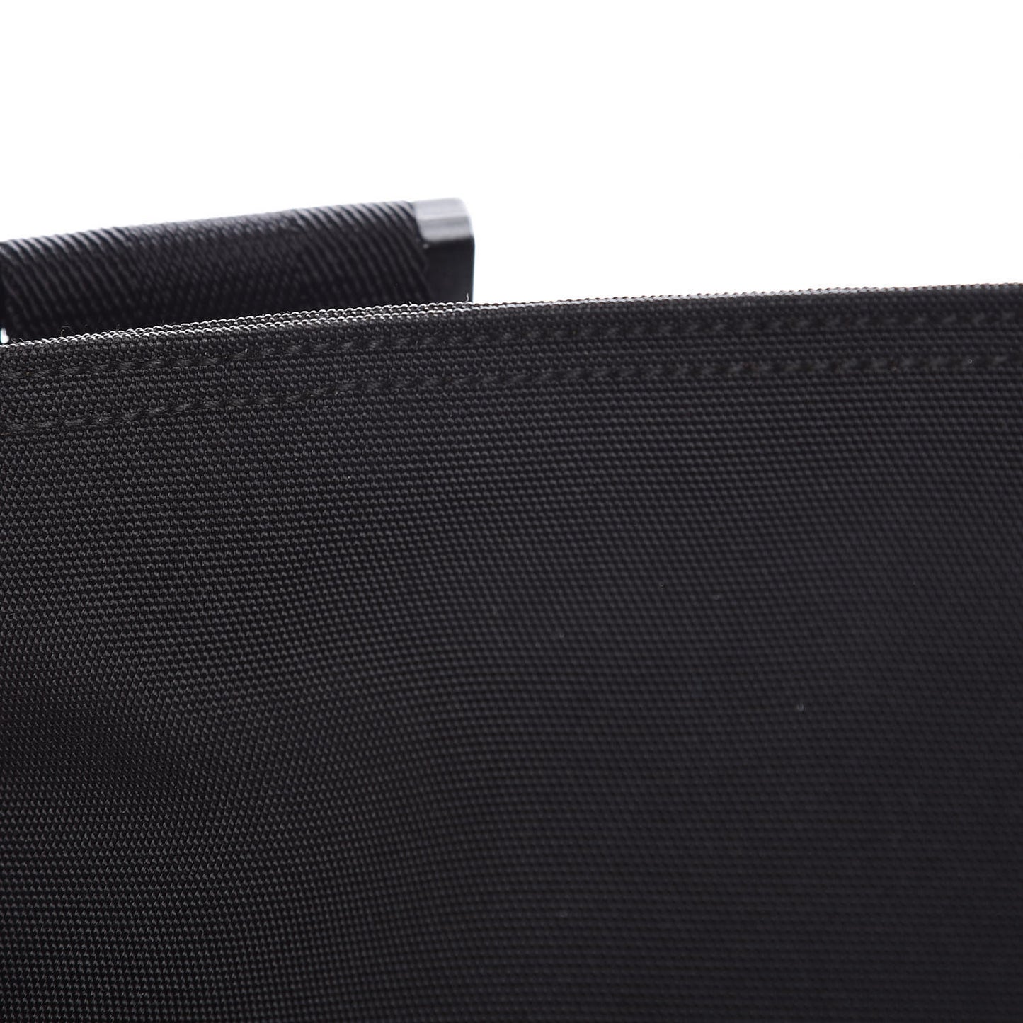 Nylon Web Interlocking G Messenger Bag Black