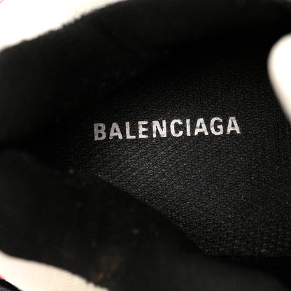 Balenciaga Fabric Mesh Womens Triple S Sneakers 36 Rose Fluo Black White 7 of 13