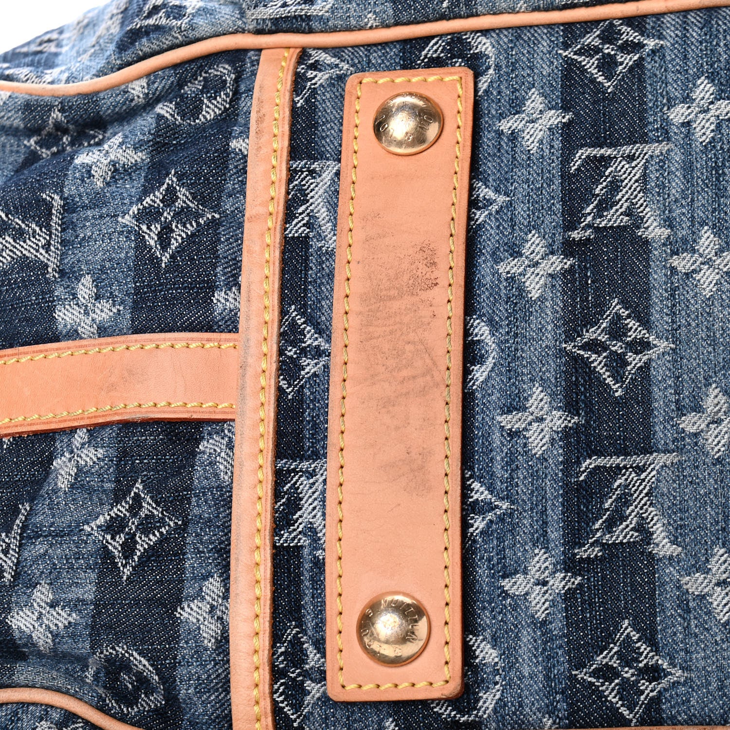 Louis Vuitton Denim Raye Cabas GM 13 of 17