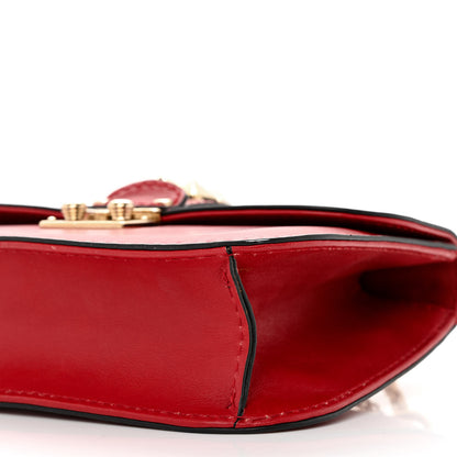 Valentino Garavani Vitello Small Glam Lock Rockstud Flap Red 10 of 16