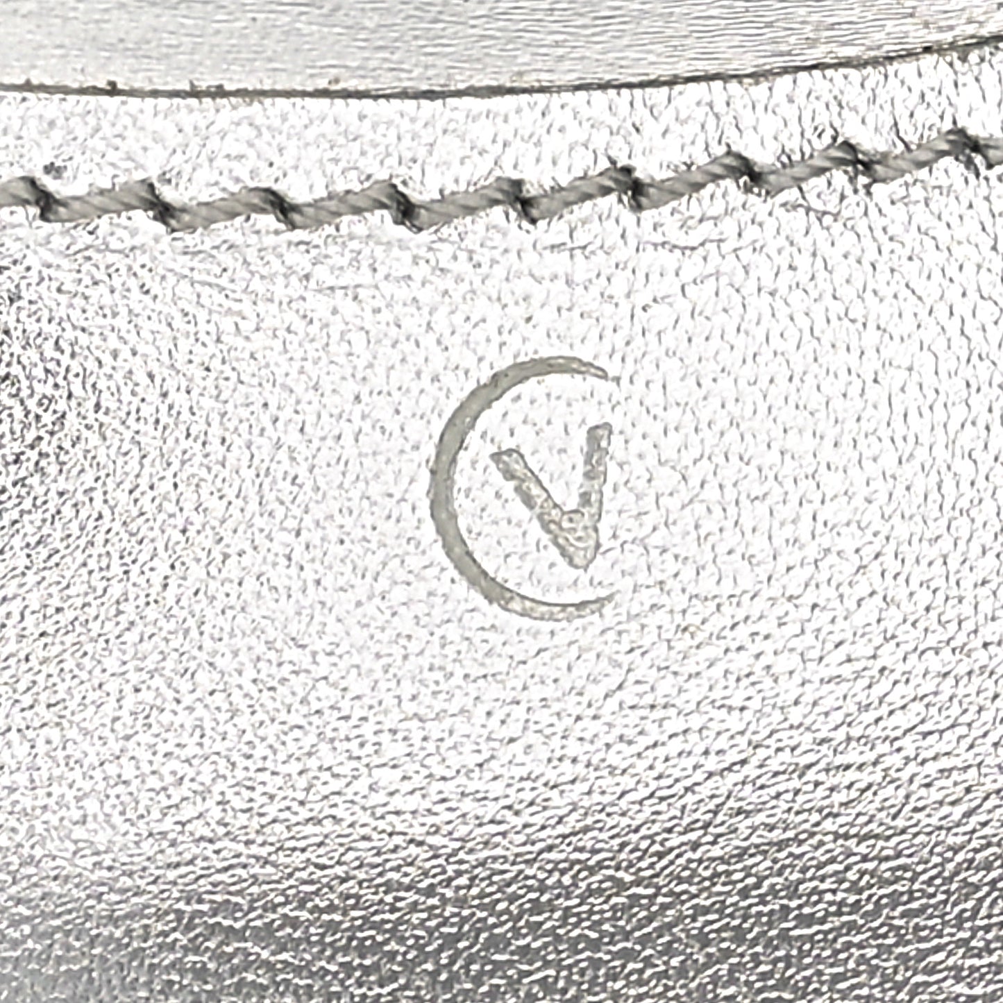 Calfskin Sparkle Slingback Pumps 41 Silver