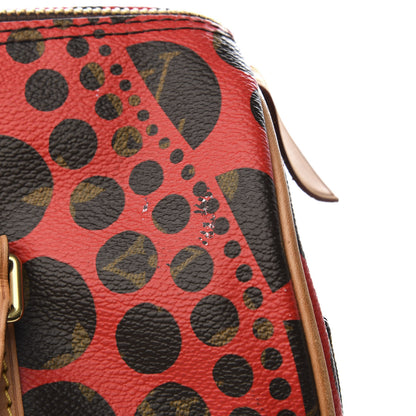 Louis Vuitton Monogram Kusama Pumpkin Dots Papillon 30 Red 10 of 11