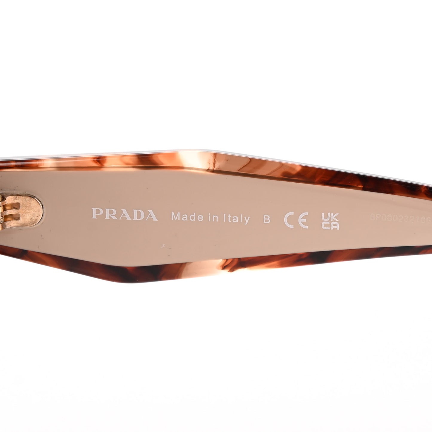 Acetate Square Sunglasses SPR 16Y Havana Beige