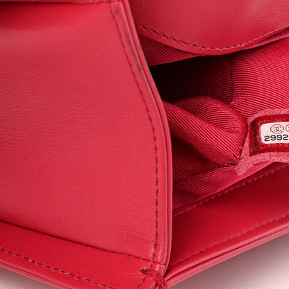 Chanel Lambskin Quilted Medium Boy Flap Fuchsia 6 of 17