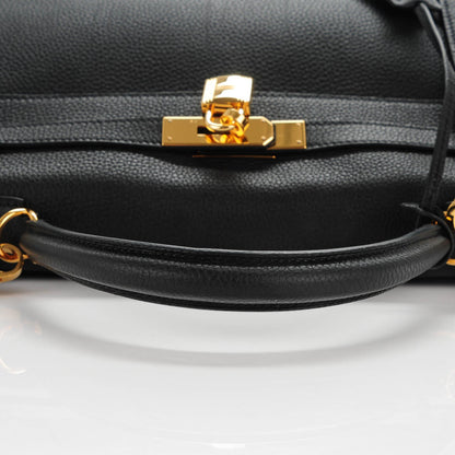Hermes Togo Kelly Retourne 32 Black 17 of 22