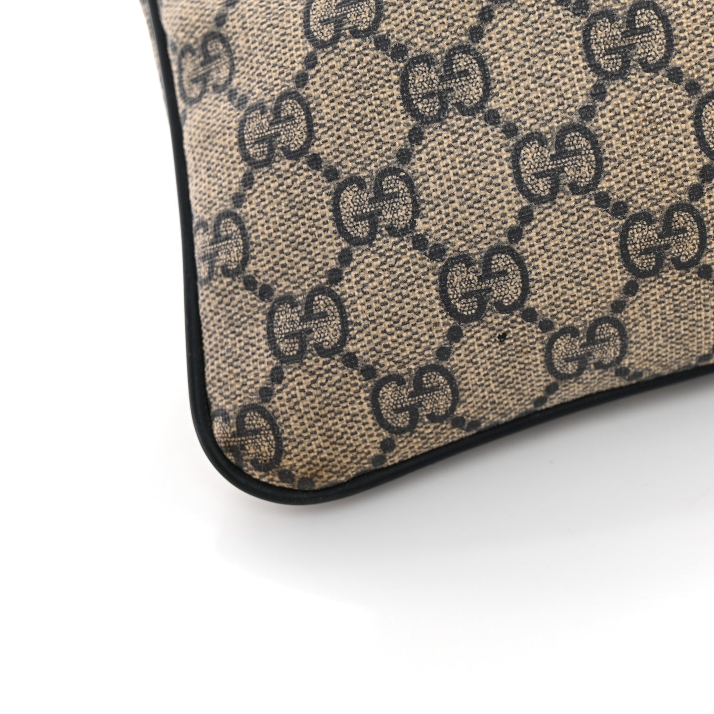 GG Plus Monogram Large Flat Messenger Bag Beige Blue