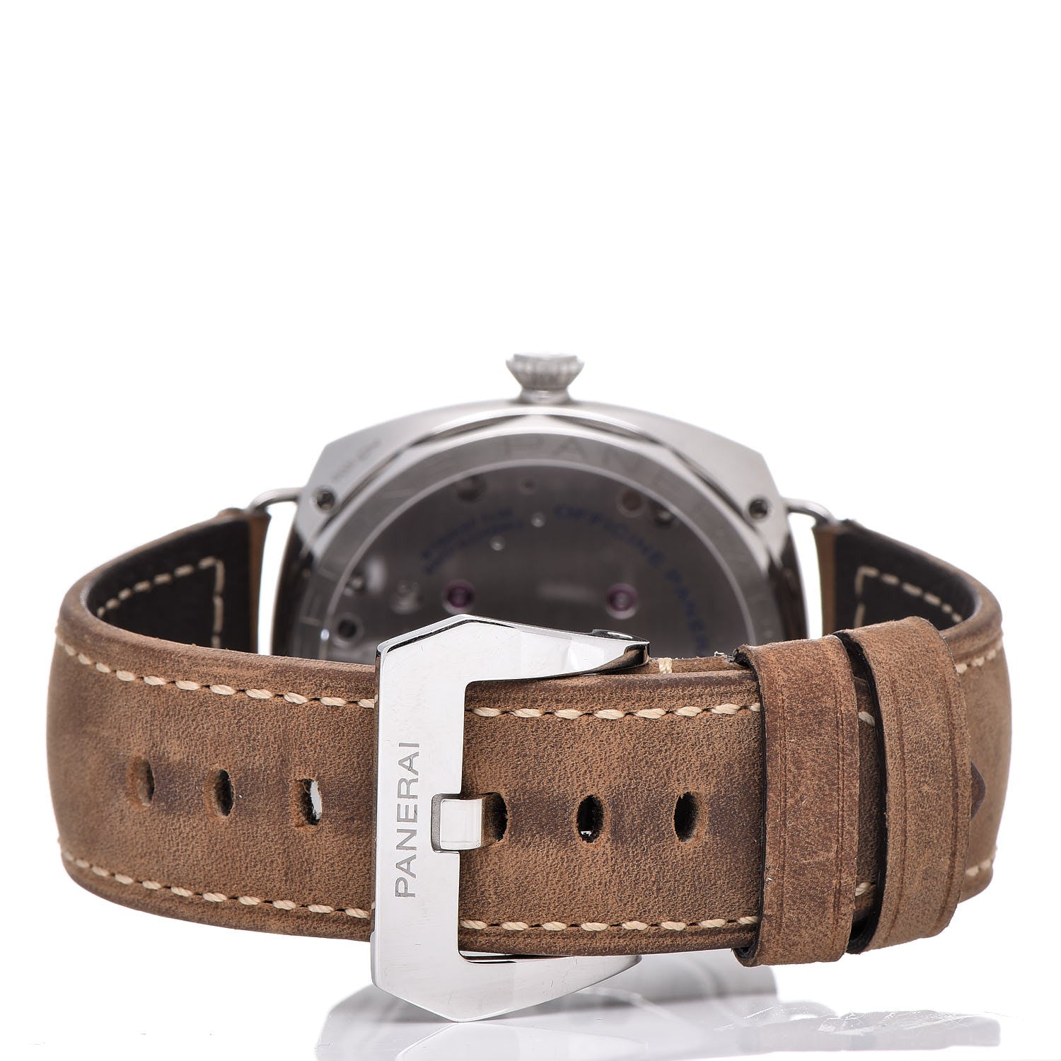 Panerai Stainless Steel Calfskin 47mm Radiomir S.L.C Manual Winding Watch Black PAM00425 4 of 11