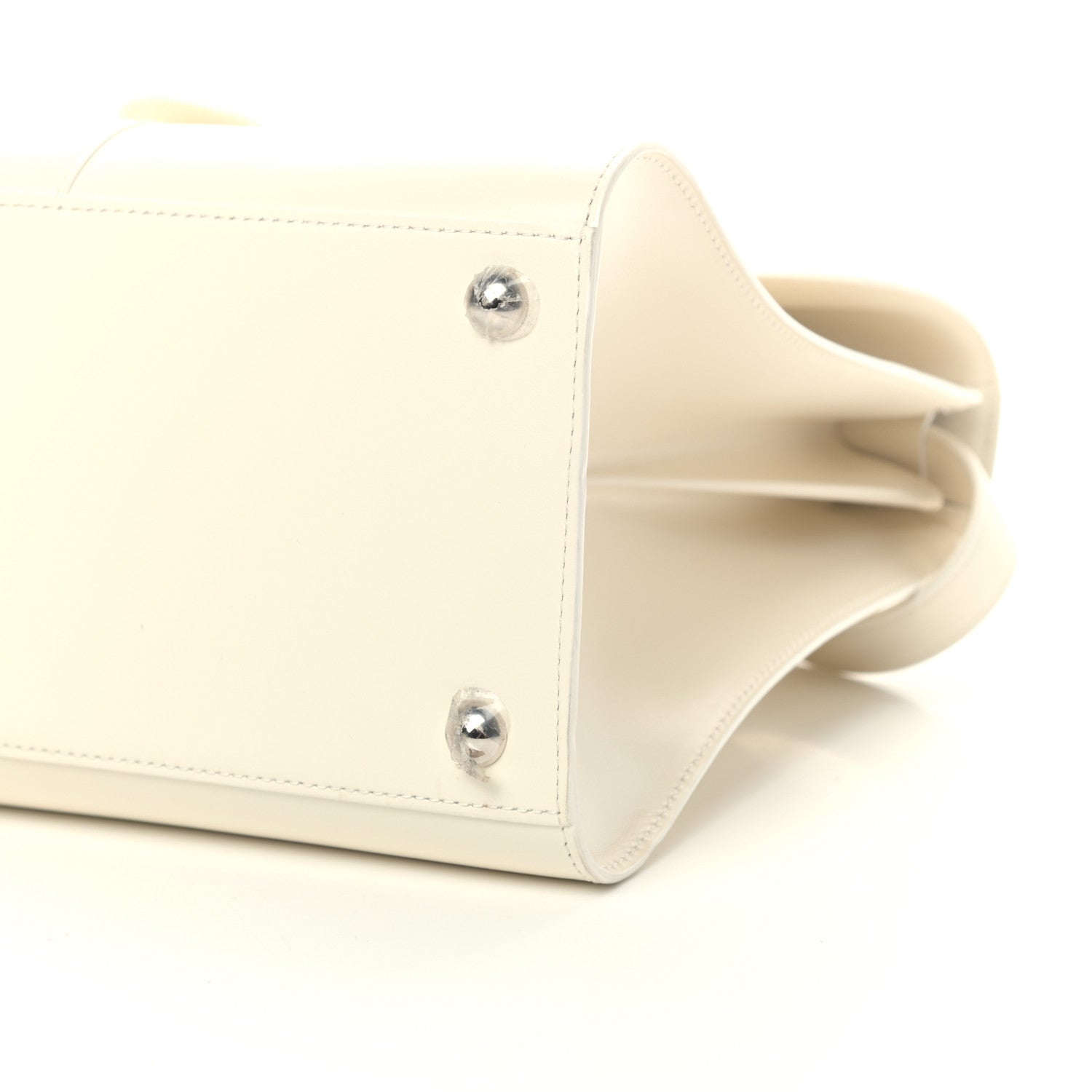 Delvaux Box Calfskin MM Brillant Satchel Ivory 9 of 10