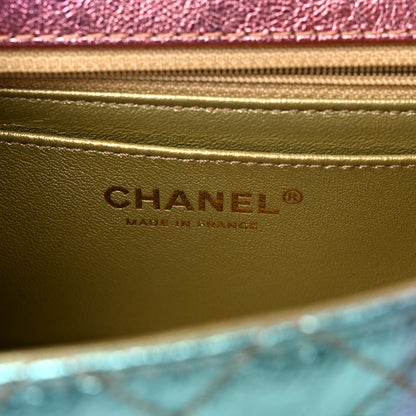 Chanel Metallic Goatskin Quilted Mini 2.55 Reissue Flap Multicolor 6 of 10