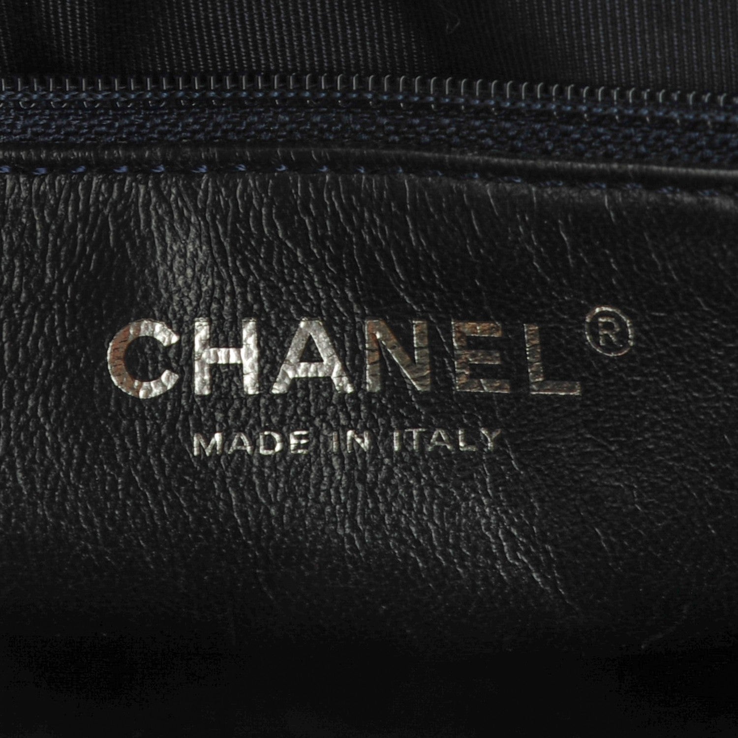 Chanel Lambskin Quilted Medium Camera Case Navy 6 of 7