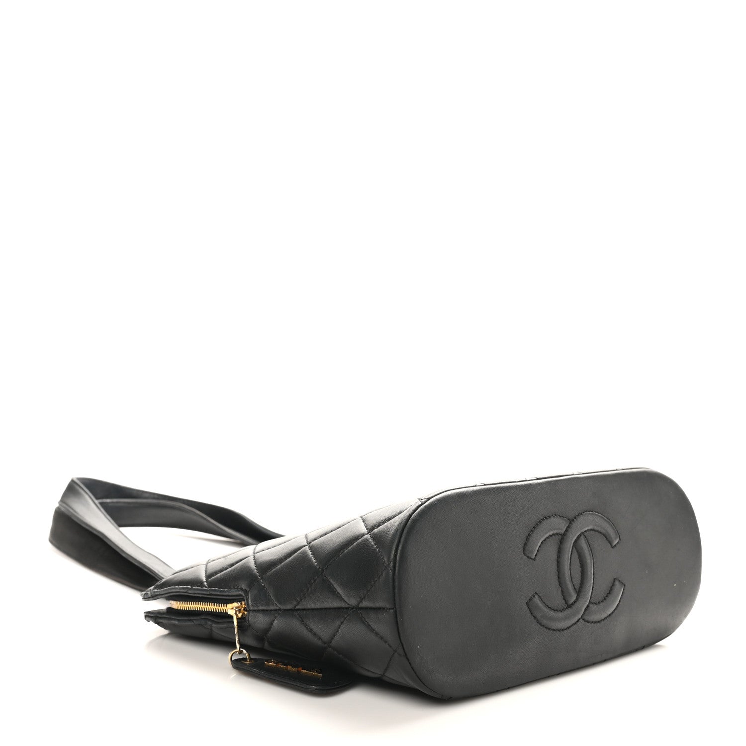 Chanel Lambskin Quilted Tote Black 4 of 12