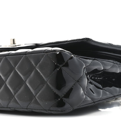 Chanel Patent Quilted Medium Double Flap Black 10 of 11