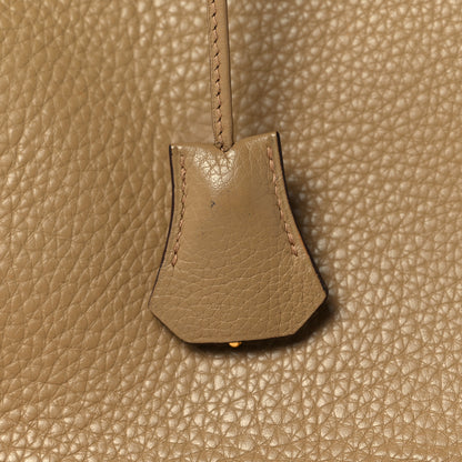 Hermes Taurillon Clemence Birkin 35 Tabac Camel 32 of 40