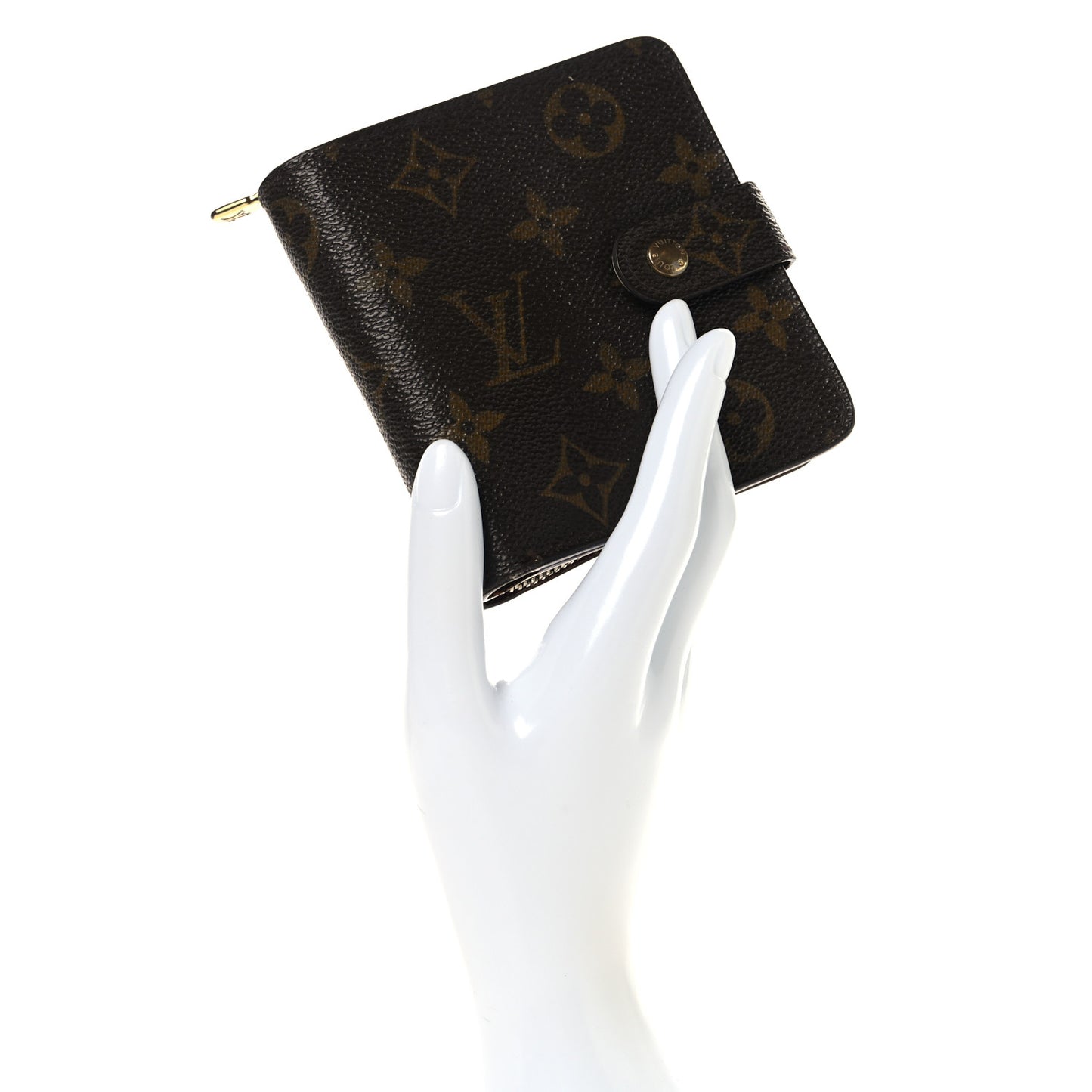 Monogram Compact Zippe Zipped Wallet